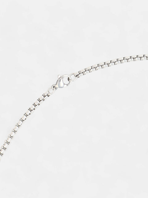 Chaos - The Imperial Crucifix Pendant Necklace - Metallic Silver