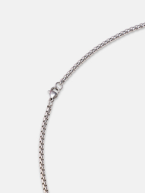 Chaos - The Bullet Pendant Necklace - Metallic Silver