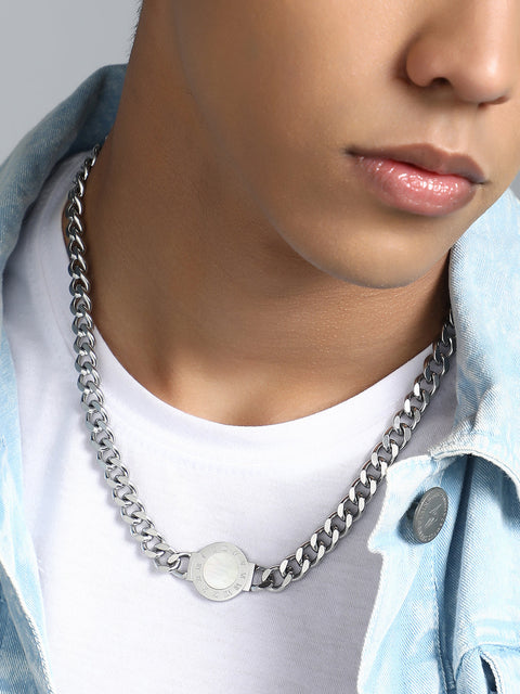Chaos - The Roma Pendant Necklace - Metallic Silver