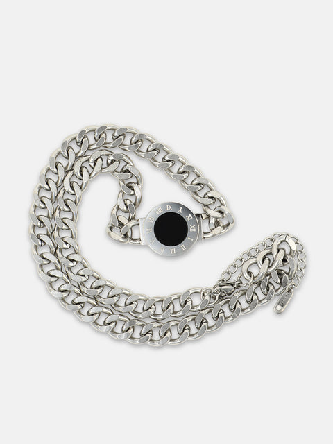 Chaos - The Roma Pendant Necklace - Metallic Silver