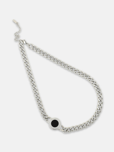 Chaos - The Roma Pendant Necklace - Metallic Silver