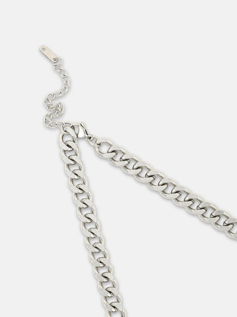 Chaos - The Roma Pendant Necklace - Metallic Silver