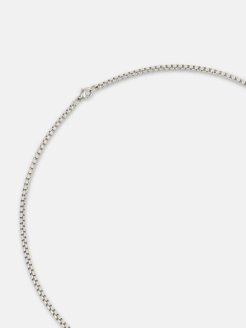 Chaos - The Trasher Pendant Necklace - Metallic Silver