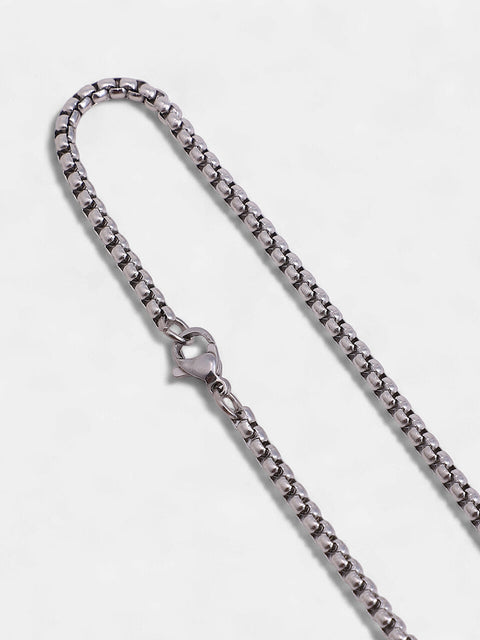 Chaos - The Slate Pendant Necklace - Metallic Silver