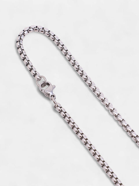 Chaos - The Snakehead Pendant Necklace - Metallic Silver