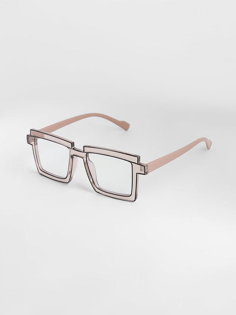 CAHOOT Men's The Lined Wayfarer Sunglasses - Ash Brown