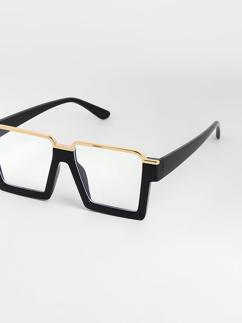 CAHOOT Men's The Block Wayfarer Sunglasses - Onyx Black