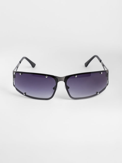 CAHOOT Men's The Hollow Wrap Sunglasses - Space Grey