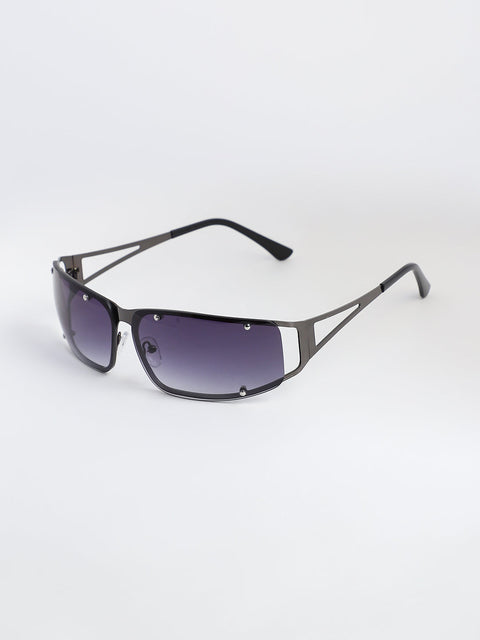 CAHOOT Men's The Hollow Wrap Sunglasses - Space Grey