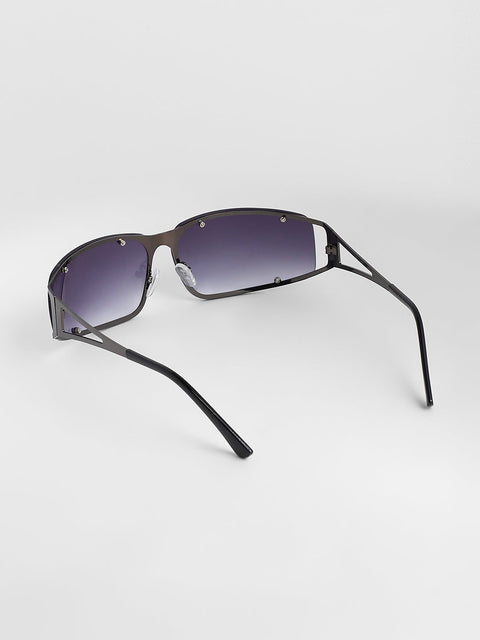 CAHOOT Men's The Hollow Wrap Sunglasses - Space Grey