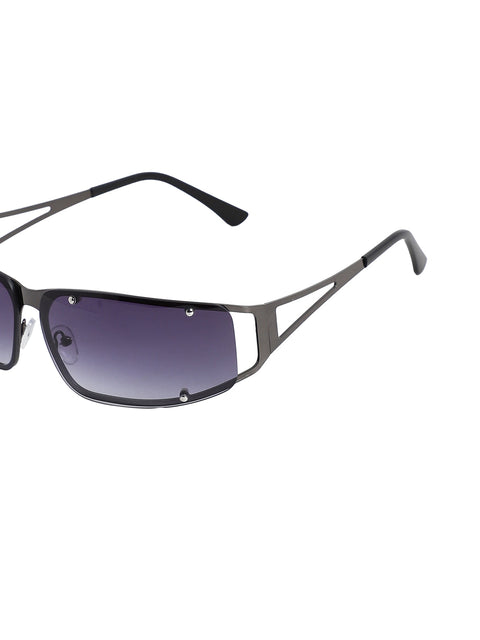 CAHOOT Men's The Hollow Wrap Sunglasses - Space Grey