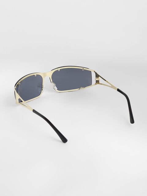 CAHOOT Men's The Hollow Wrap Sunglasses - Champayne Gold