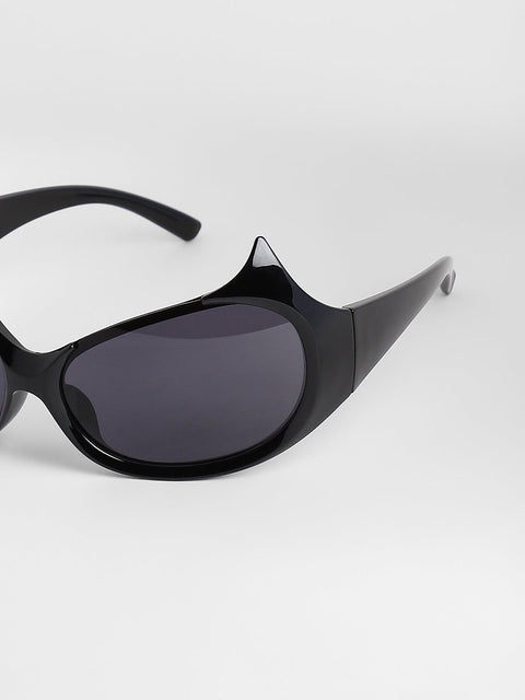 CAHOOT Men's The Bat Wrap Sunglasses - Onyx Black