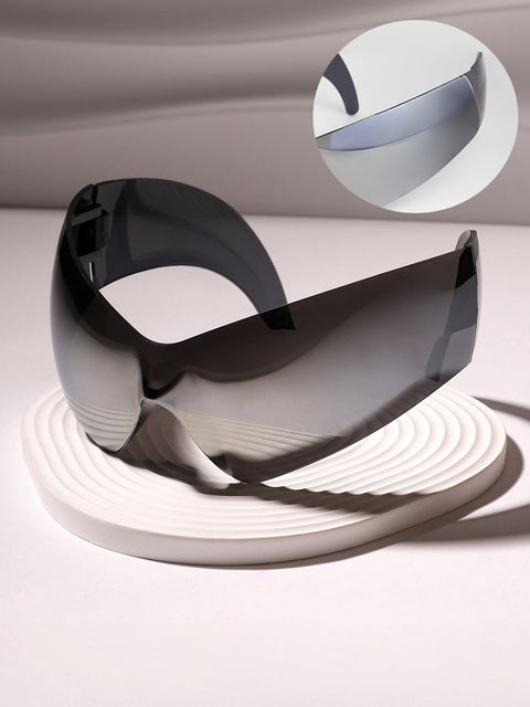 CAHOOT Men's The Aspen Shield Sunglasses - Metallic Silver