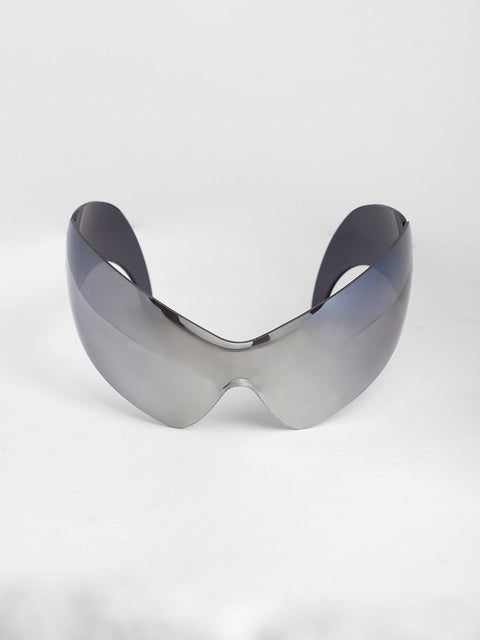 CAHOOT Men's The Aspen Shield Sunglasses - Metallic Silver