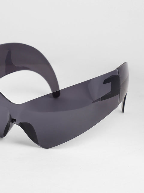CAHOOT Men's The Aspen Shield Sunglasses - Midnight Black