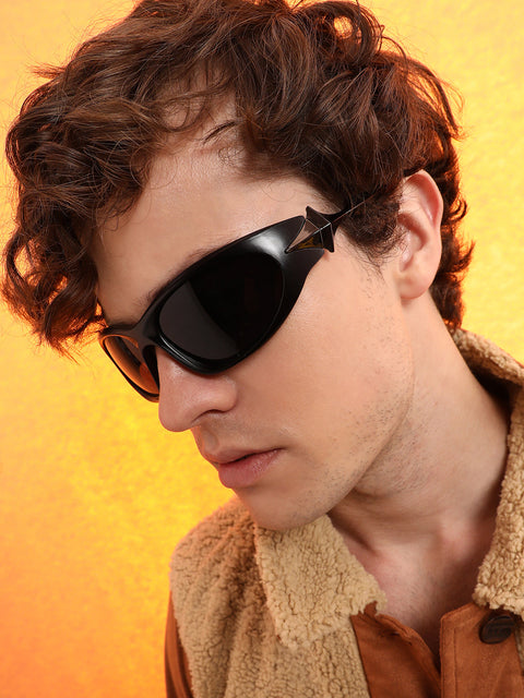 CAHOOT Men's The Spear Wrap Sunglasses - Space Grey