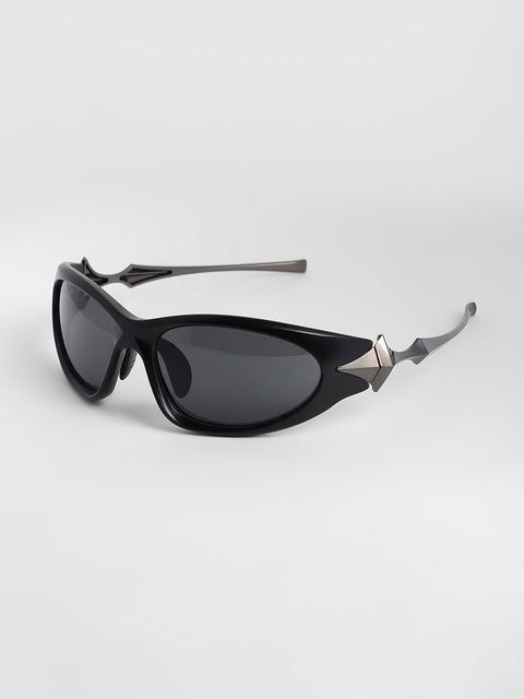 CAHOOT Men's The Spear Wrap Sunglasses - Space Grey