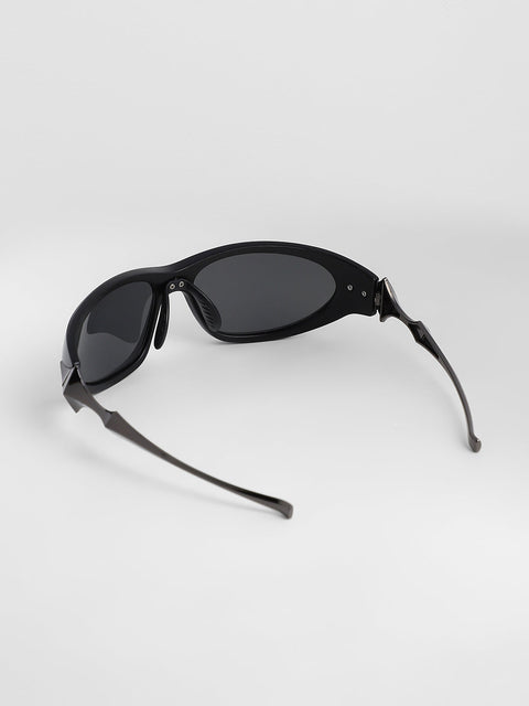 CAHOOT Men's The Spear Wrap Sunglasses - Space Grey