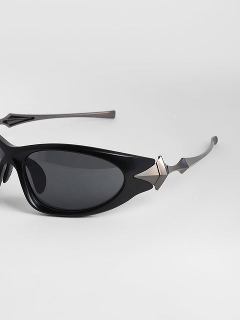 CAHOOT Men's The Spear Wrap Sunglasses - Space Grey