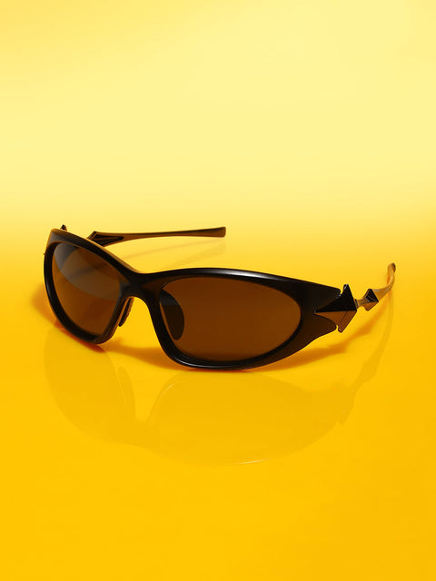 CAHOOT Men's The Spear Wrap Sunglasses - Space Grey