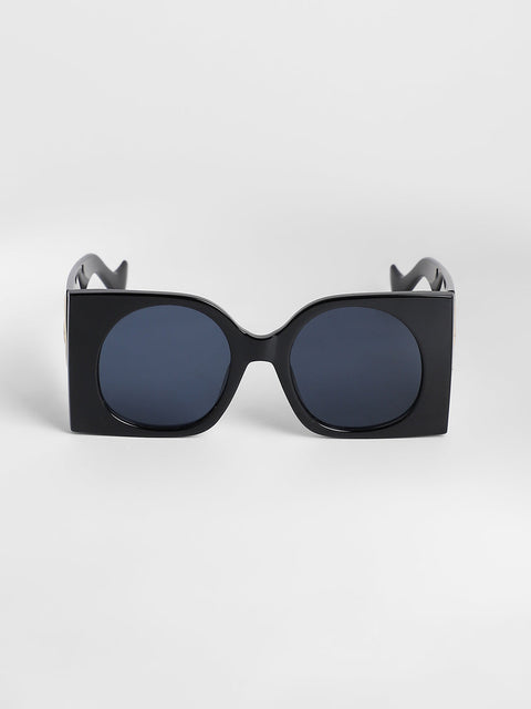 CAHOOT Men's The Airport Oversized Sunglasses - Onyx Black