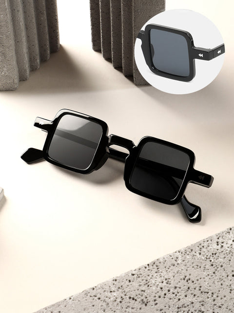 CAHOOT The Circuscore Square Sunglasses - Onyx Black