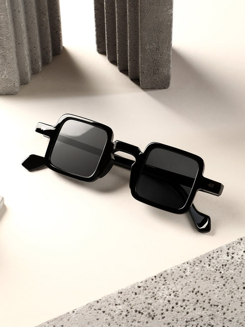 CAHOOT The Circuscore Square Sunglasses - Onyx Black