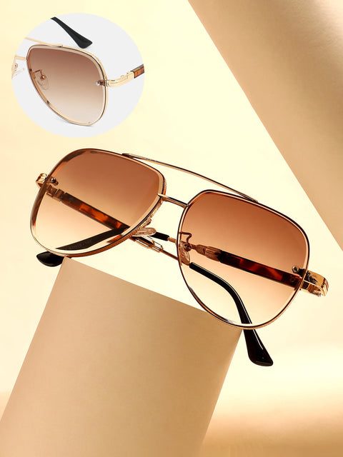 CAHOOT The Soprano Aviator Sunglasses - California Gold