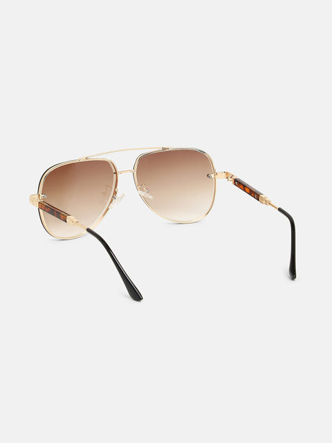 CAHOOT The Soprano Aviator Sunglasses - California Gold