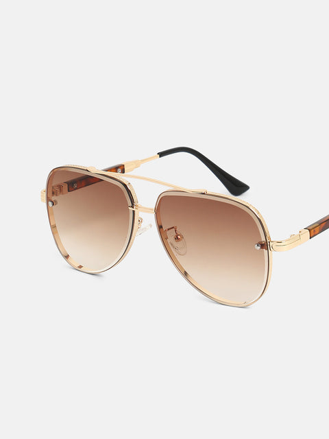 CAHOOT The Soprano Aviator Sunglasses - California Gold