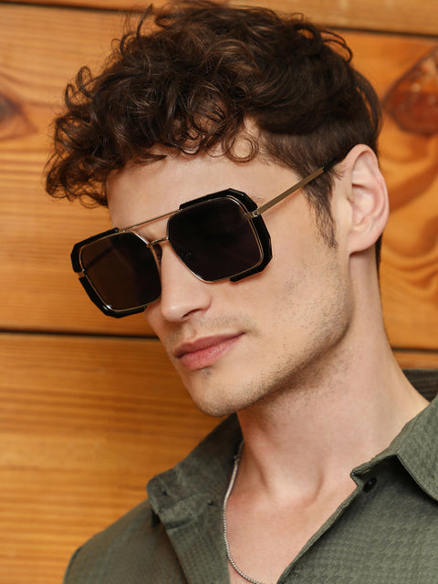 CAHOOT The Millennium Oversized Sunglasses - Onyx Black