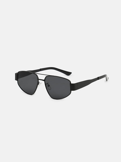 CAHOOT The Suave Aviator  Shield Sunglasses - Midnight Black