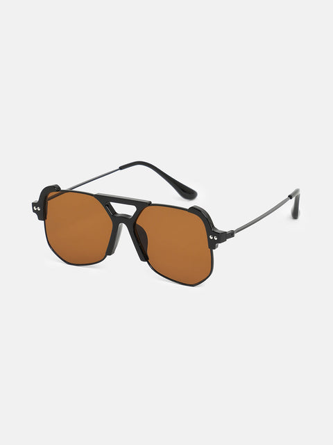 CAHOOT The Grunge Aviator Sunglasses - Onyx Black