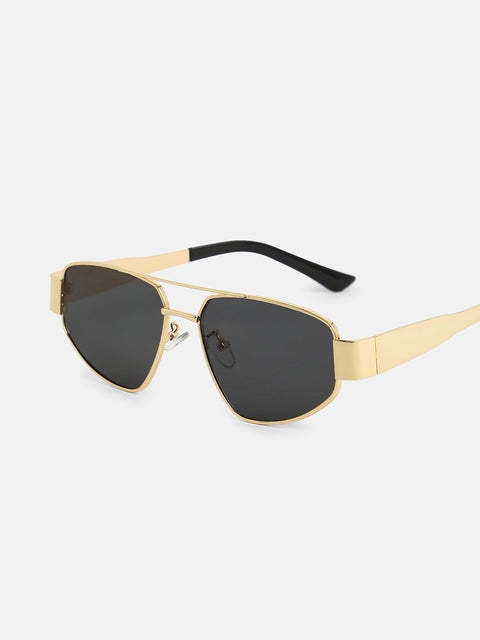 CAHOOT The Suave Aviator  Shield Sunglasses - California Gold