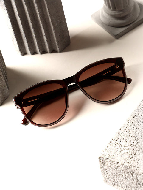 CAHOOT The Coastal Wayfarer Sunglasses - Coffee Brown