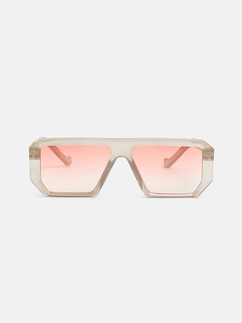 CAHOOT The Graduate Rectangular Glasses - Cloud Grey
