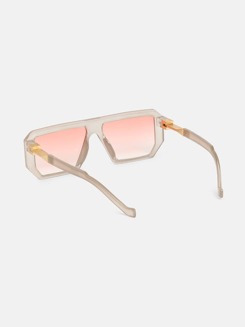 CAHOOT The Graduate Rectangular Glasses - Cloud Grey
