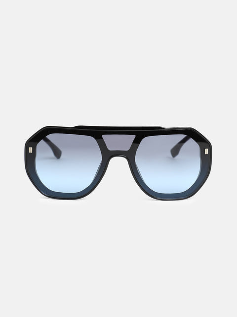 CAHOOT The Chalet Curve Shield Sunglasses - Onyx Black