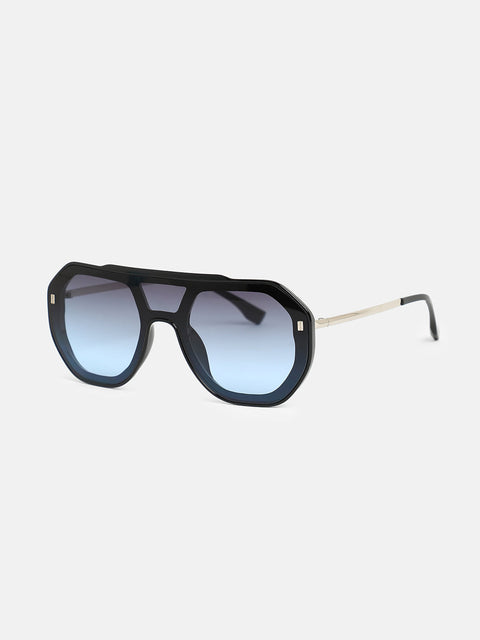 CAHOOT The Chalet Curve Shield Sunglasses - Onyx Black