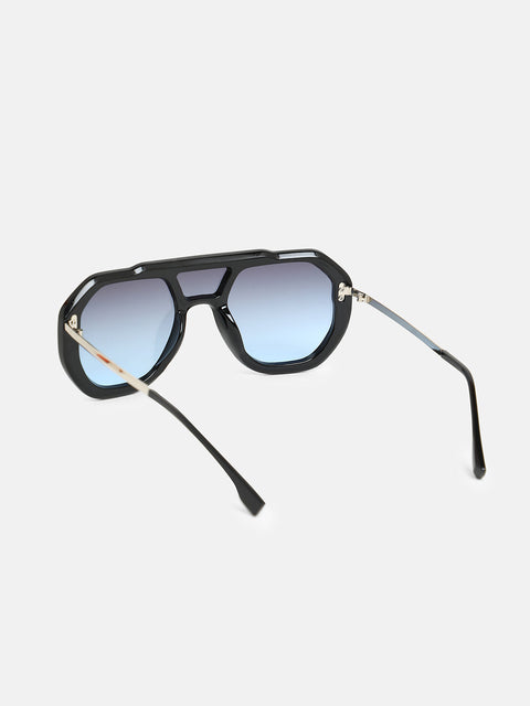 CAHOOT The Chalet Curve Shield Sunglasses - Onyx Black