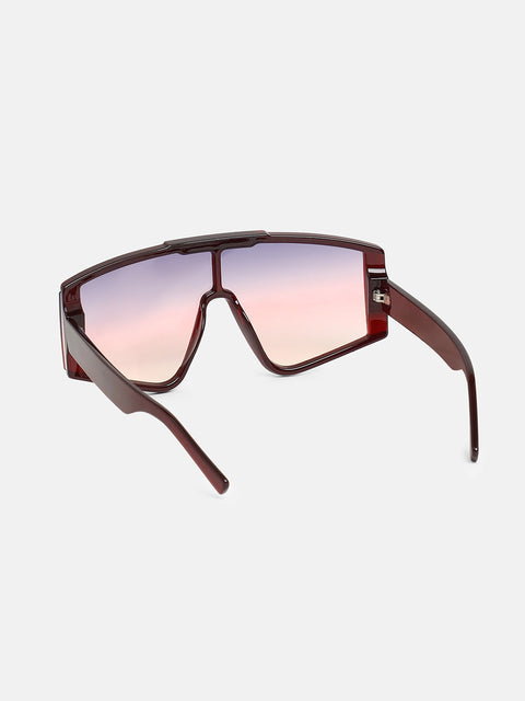 CAHOOT The Chalet Shield Sunglasses - Chocolate Brown