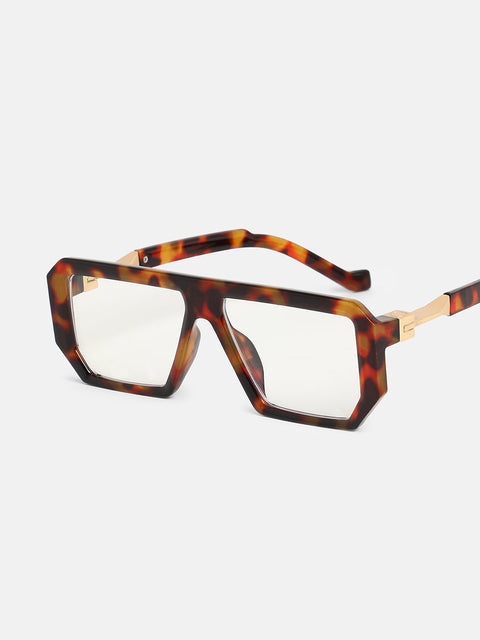 CAHOOT The Graduate Rectangular Glasses - Coffee Brown