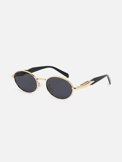 CAHOOT The Spear Oval Sunglass - Midnight Black