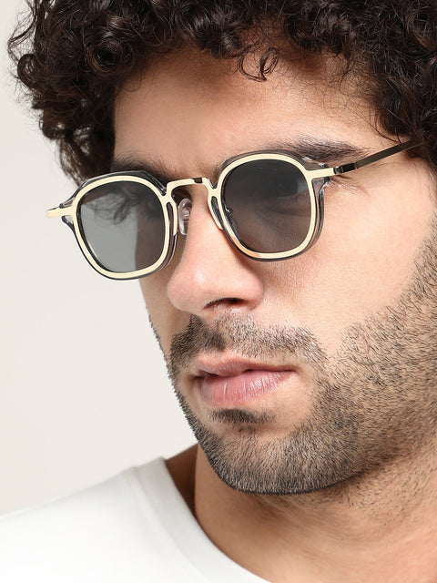 CAHOOT The Dapper Square Sunglass - California Gold
