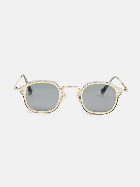 CAHOOT The Dapper Square Sunglass - California Gold