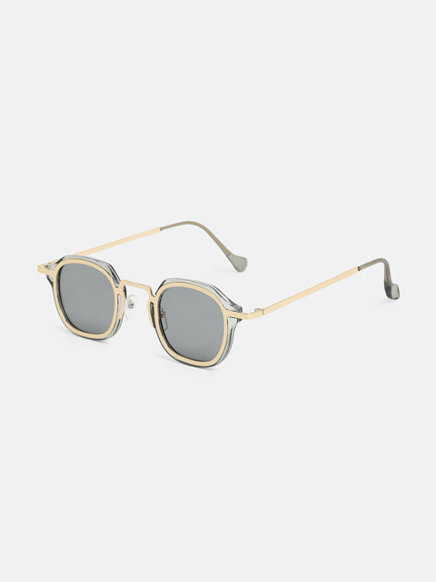 CAHOOT The Dapper Square Sunglass - California Gold