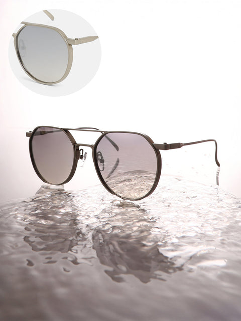 CAHOOT The Chromatic Round Sunglasses - Chalice Silver