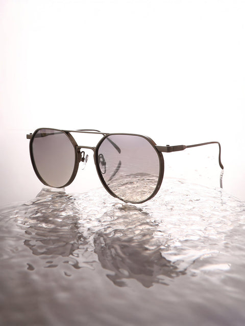 CAHOOT The Chromatic Round Sunglasses - Chalice Silver