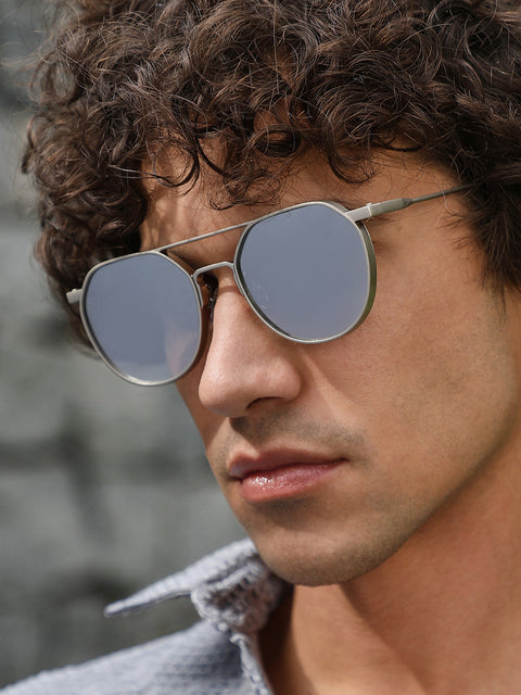 CAHOOT The Chromatic Round Sunglasses - Chalice Silver